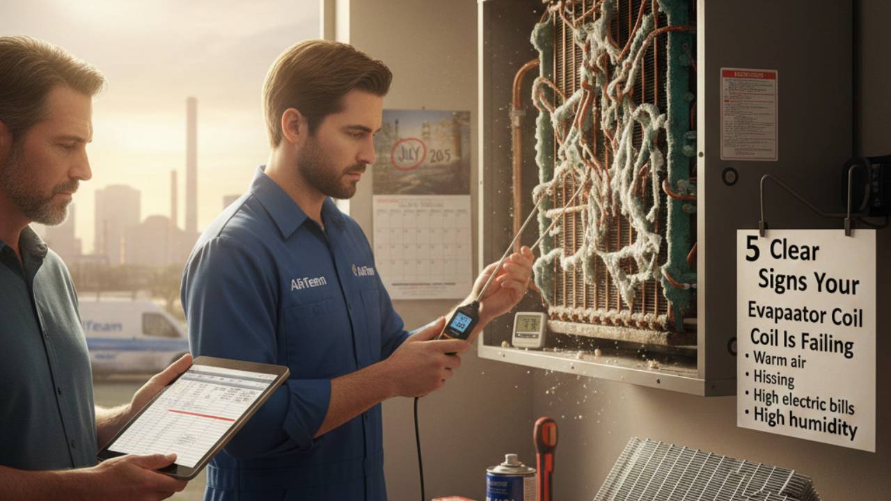 replace air conditioner coil